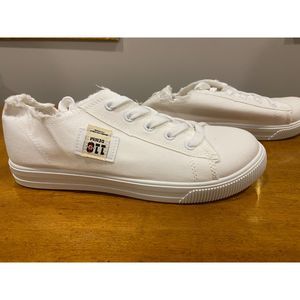 Women's Classic Canvas Shoes, Lace Up Low-top Casual Shoes, Comfy Footwear sz 9